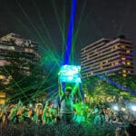 Hong Kong kina protesti laser