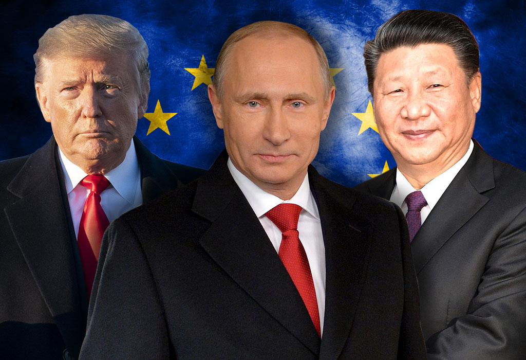 Trio - Donald Trump - Vladimir Putin - Xi Jinping