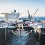 Brodovi svicarske kompanije Allseas u danskim vodama polazu Sjeverni tok 2