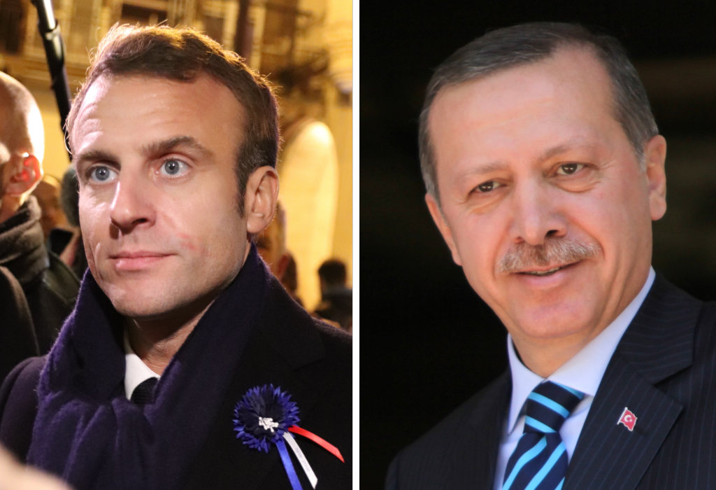 Emmanuel Macron - Recep Tayyip Erdogan