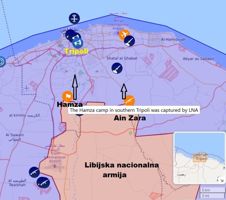 Libija situaciona mapa 13.12.2019
