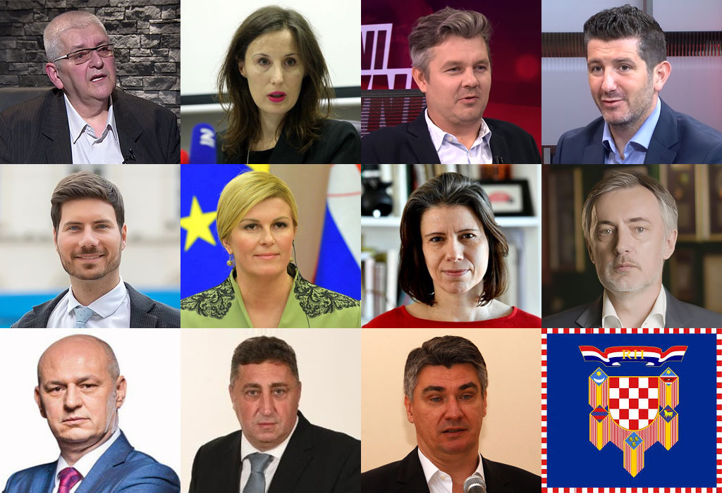 Predsjednički kandidati za predsjedničke izbore u Hrvatskoj 2019.