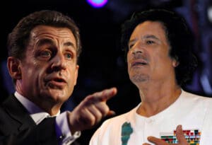 Sarkozy Gaddafi