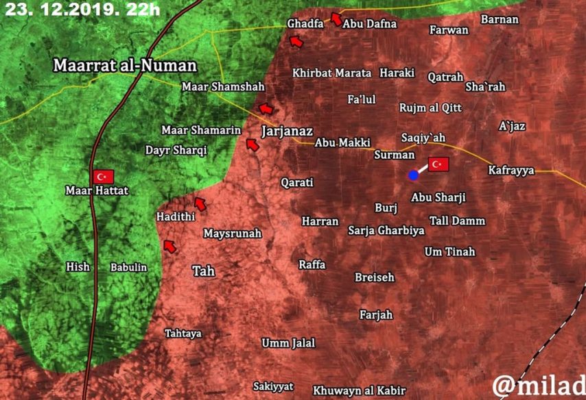 Stanje u Idlibu 23/12/2019