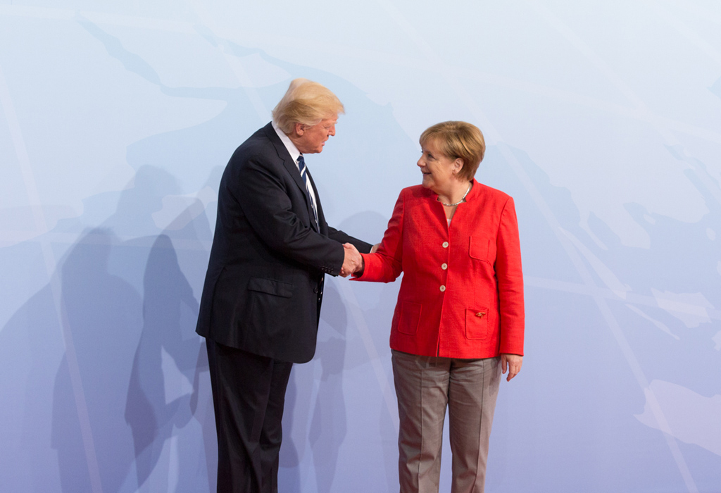 Trump Merkel