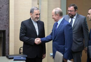 Ali Akbar Velayati i Vladimir Putin Iran Rusija