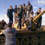 Libija Benghazi Tenk T-55