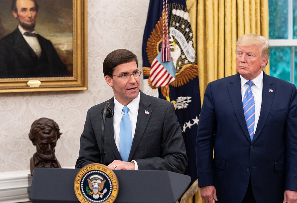 Mark Esper - Donald Trump