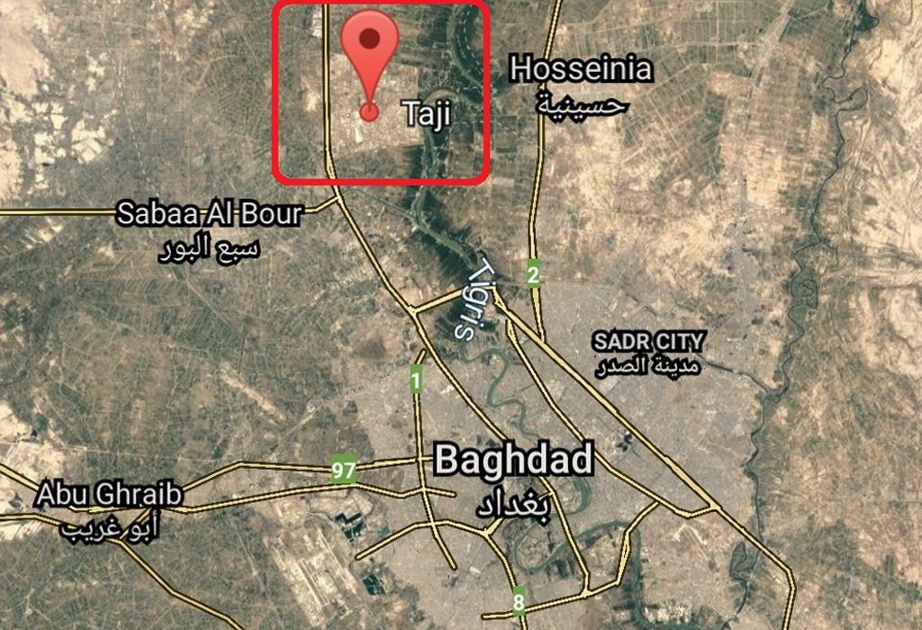 Podrucje u kojem se nalazi velika američka baza Al-Taji