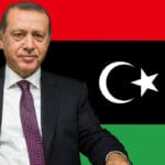 Recep Tayyip Erdogan - Zastava Libije