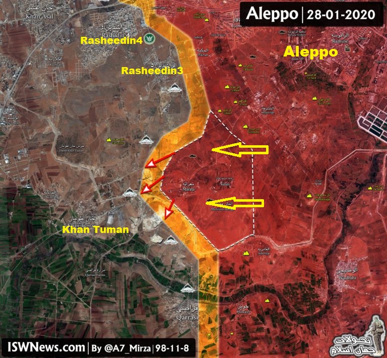 Situacija u zapadnom Aleppu
