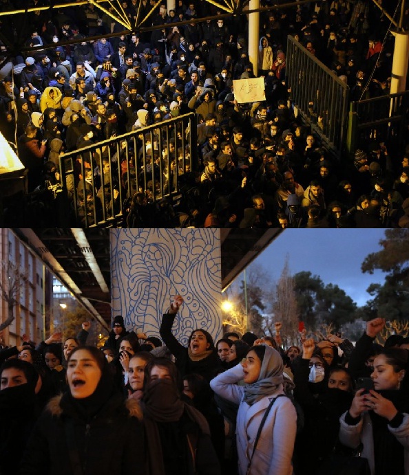 Skup studenata ispred Sveucilišta Amir Kabir u Teheranu