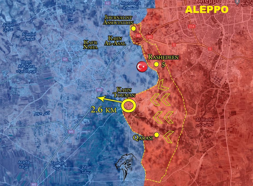 Teritorij zapadno od Aleppa