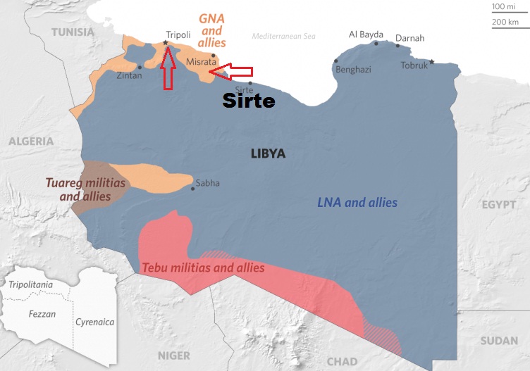 Trenutna situacija na fronti sjeverne Libije