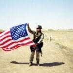 americki vojnik u iraku - zastava sad-a