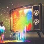 televizor - umjetna svjetlos