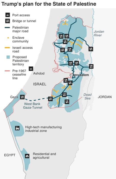 Trumpov plan za „Državu Palestinu“