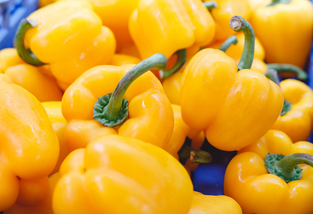 Hrana bogata vitaminom C - Žute paprike