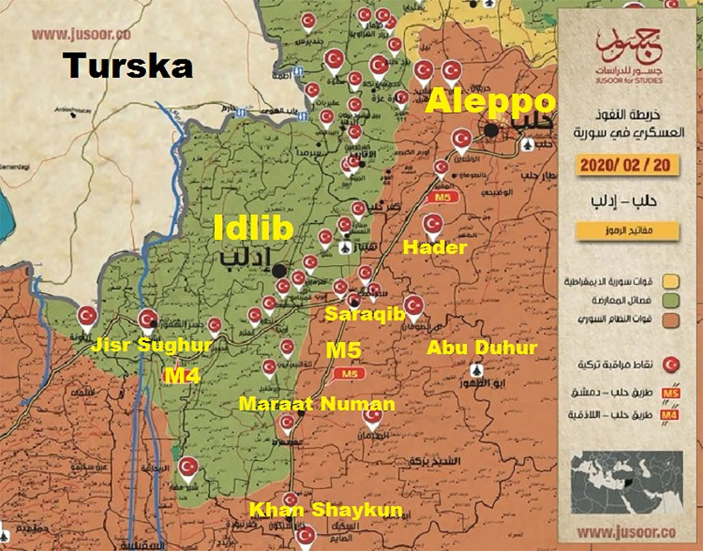 Idlib stanje 20. 02. 2020.