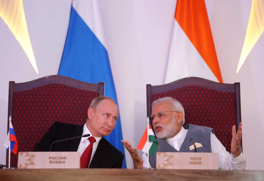 Vladimir Putin i Narendra Modii rusija indija