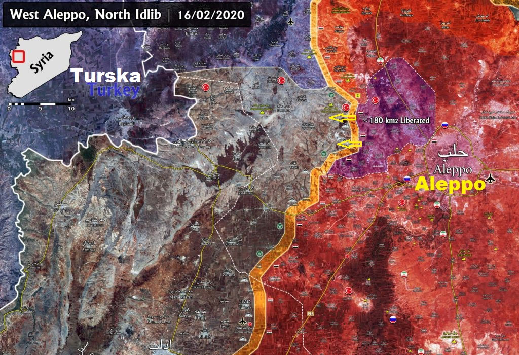 Zapadni Aleppo slobodan 16. 02. 2020.