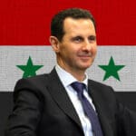 Bashar al-Assad ispred sirijske zastave