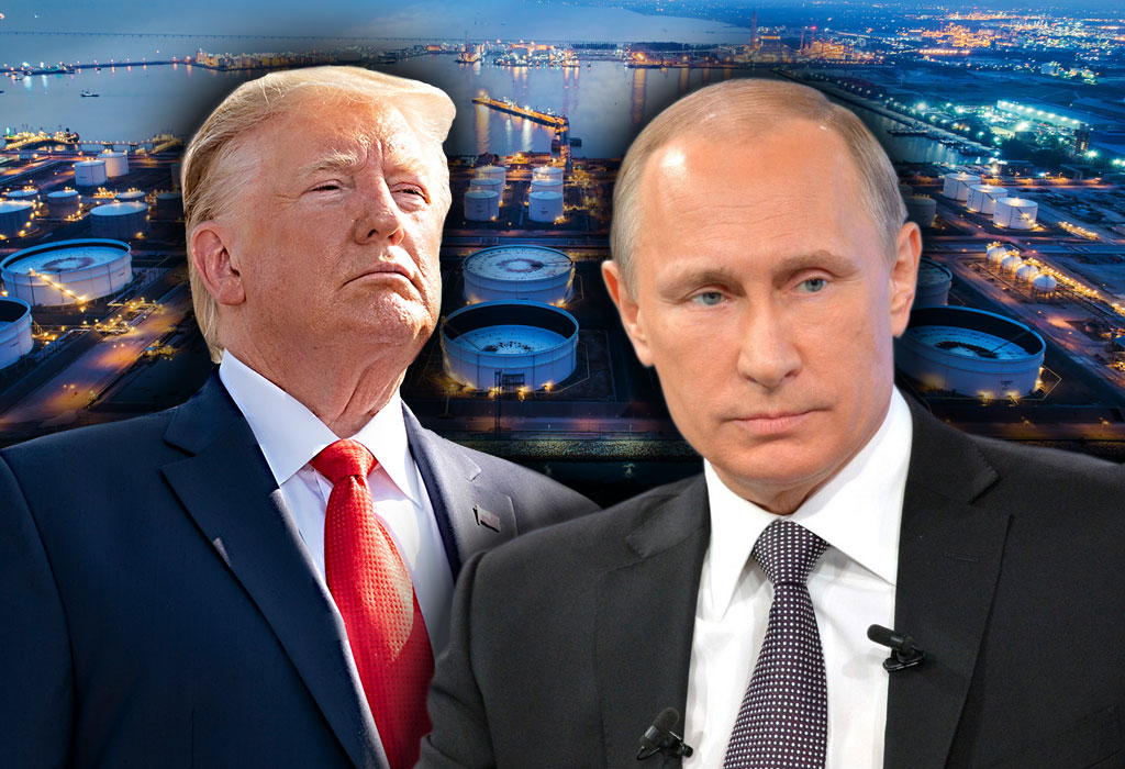 Donald Trump i Vladimir Putin - LNG