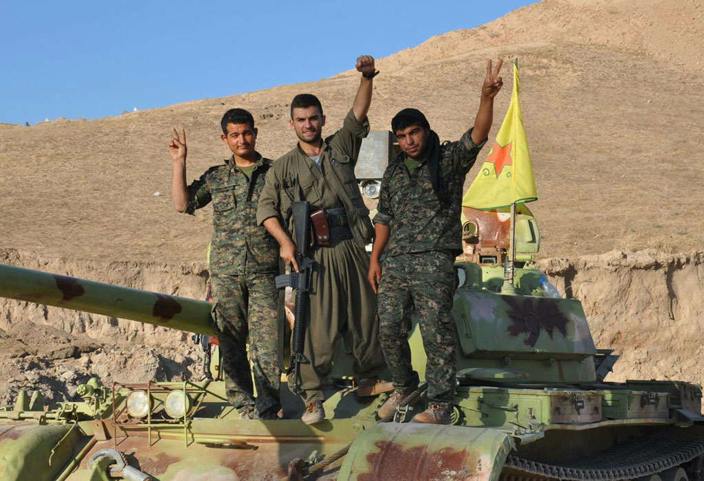 Kurdi tenk T-55 PKK i YPG