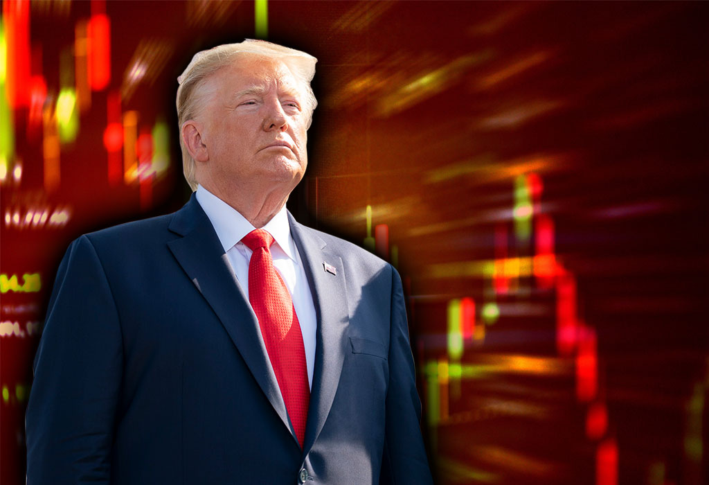 Donald Trump - Pad burze