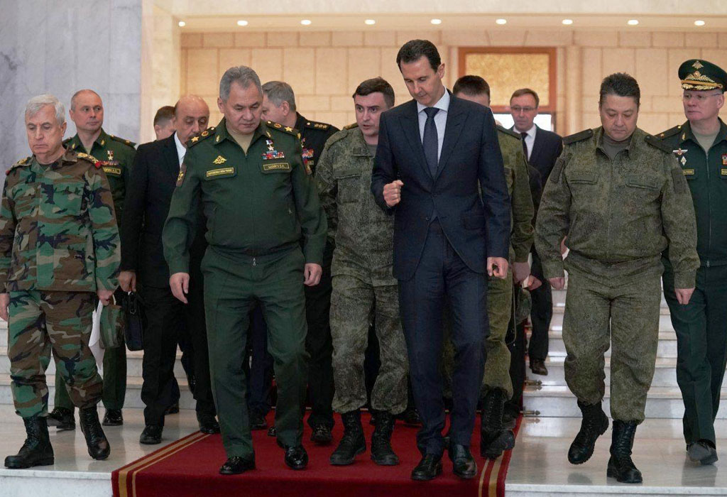 General Šojgu, Bashar Al-Assad i general Ali Abdullah Ayoub