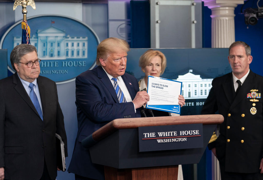 Dnevni brifing Bijele kuće - Trump