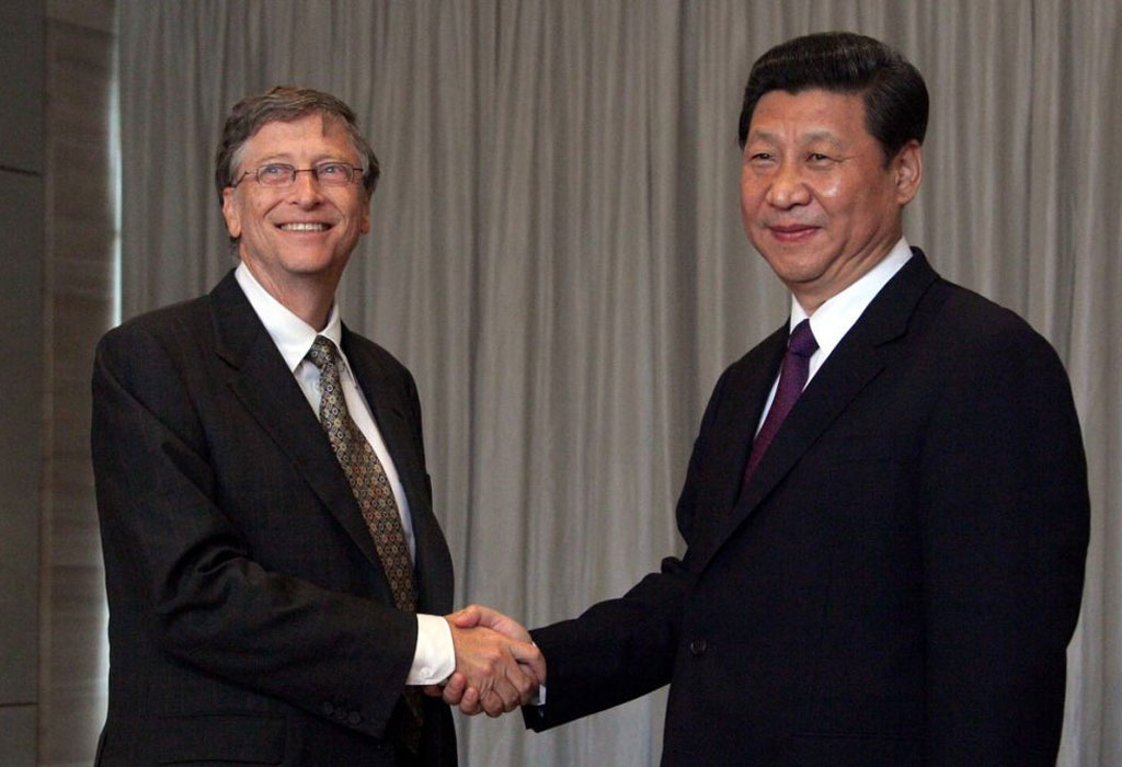 Bill Gates i Xi Jinping
