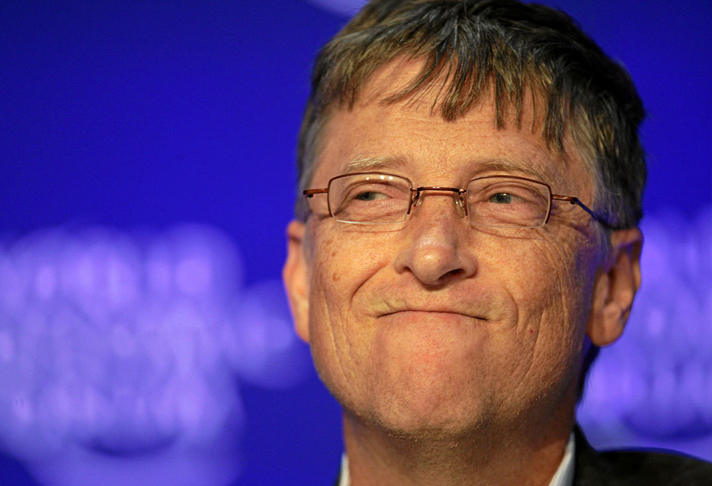 Bill Gates a osmijehom