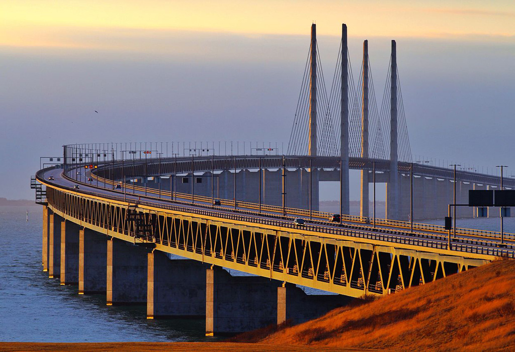 Oresund most izmedju Svedske i Danske