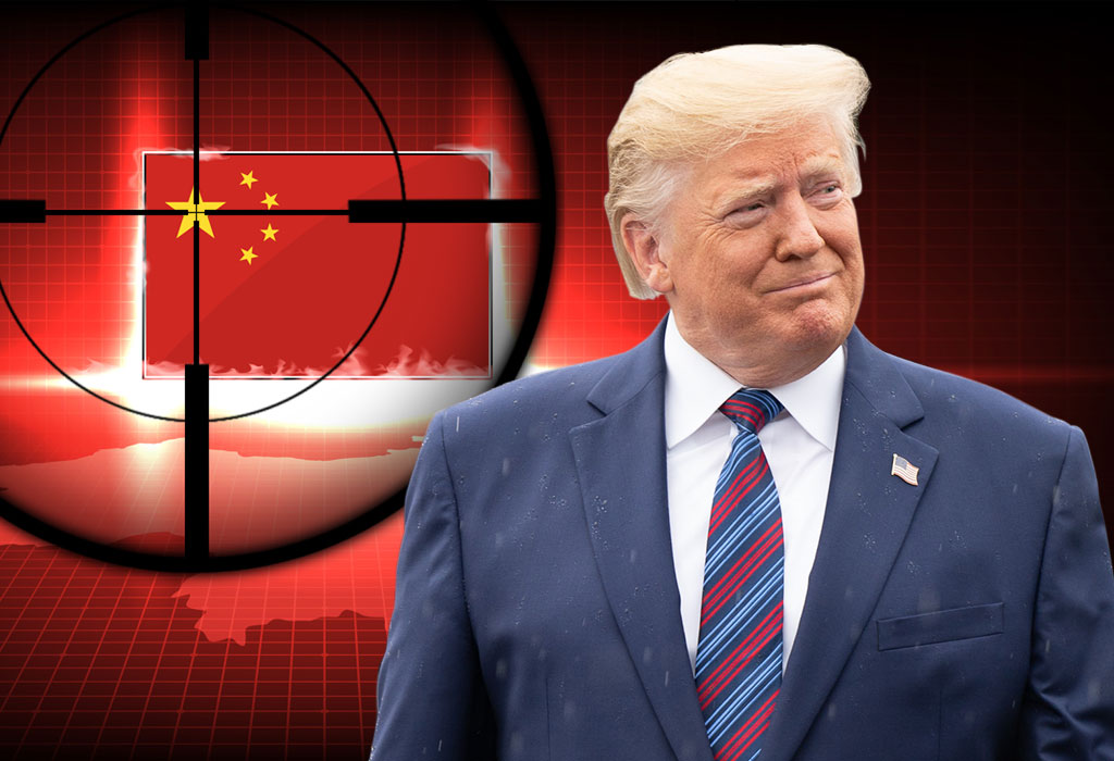 Donald Trump cilja Kinu