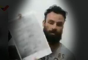 Terorista pokazuje ugovor - Venezuela