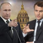 Vladimir Putin i Emmanuel Macron