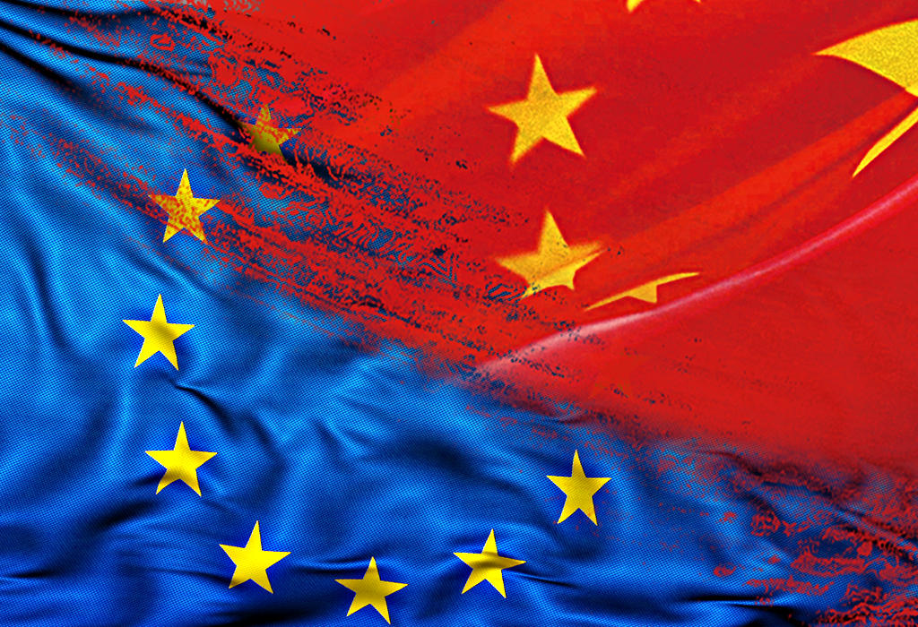 EU i Kina - zastave
