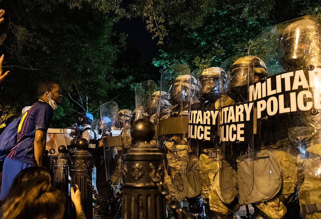Washington - Vojna policija na protestima George Floyd