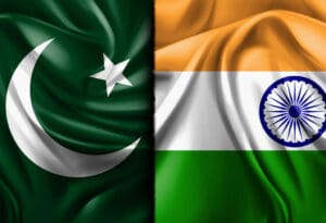 Pakistan i Indija zastave