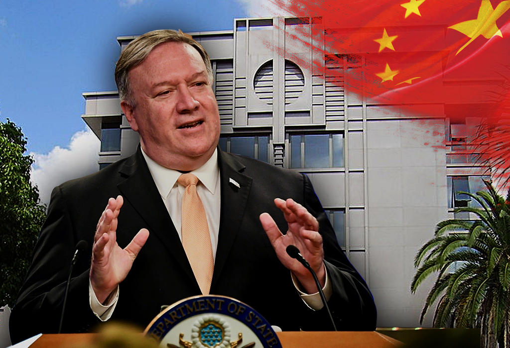 Kineski konzulat - Mike Pompeo