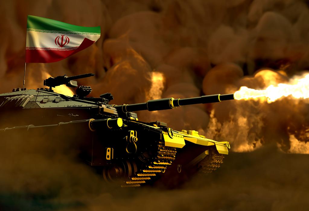 tenk merkava iranska zastava