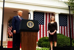 Amy Coney Barrett i Trump