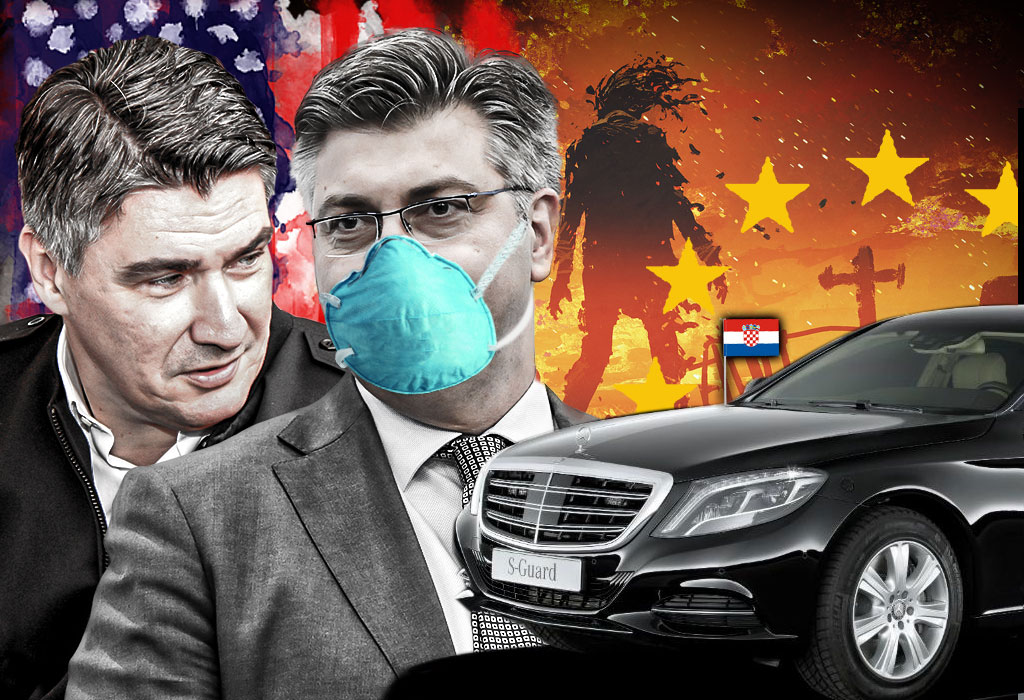 Milanović - Plenković - Mercedes