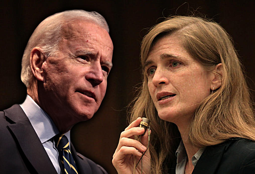 Biden i Samantha Power