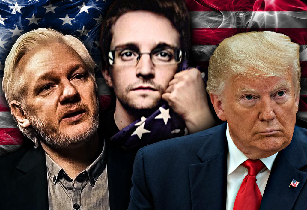 Edward Snowden - Donald Trump - Assange