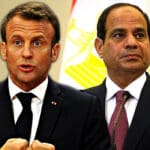 Macron i Abdel Fattah al Sisi