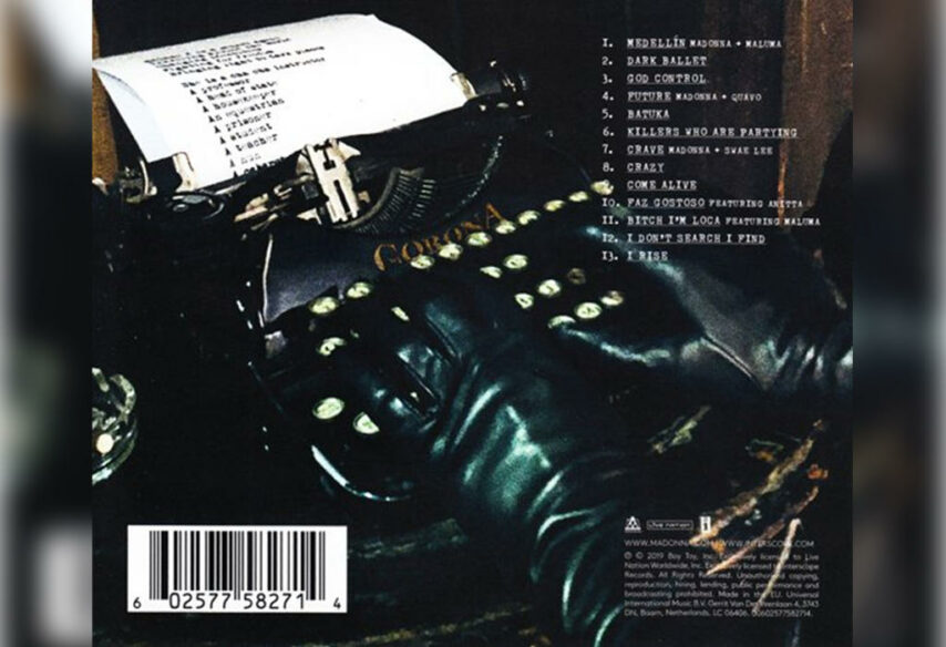 Naslovnica Madonninog albuma