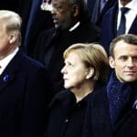 Trump, Merkel i Macron