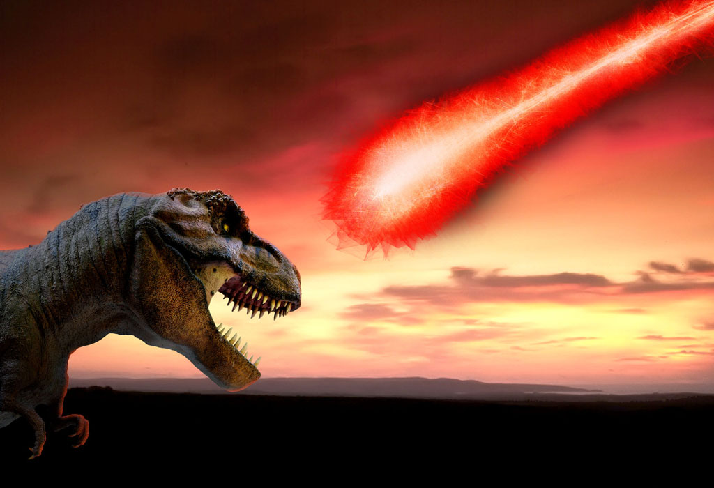 Dinosaurs meteor